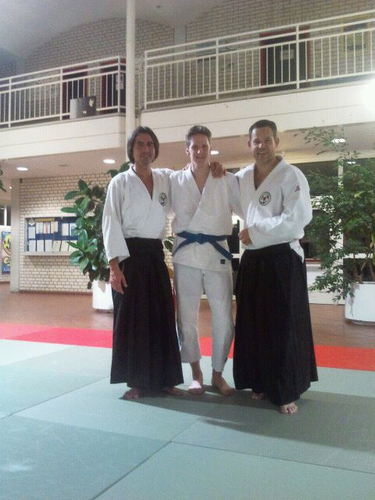 Mit Uke Andreas und Meister Hubert (Danke)